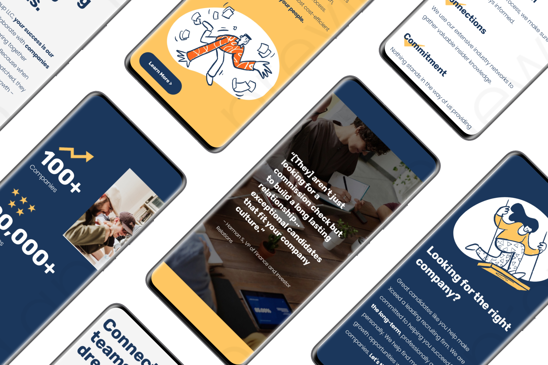 website – mobile flatlay