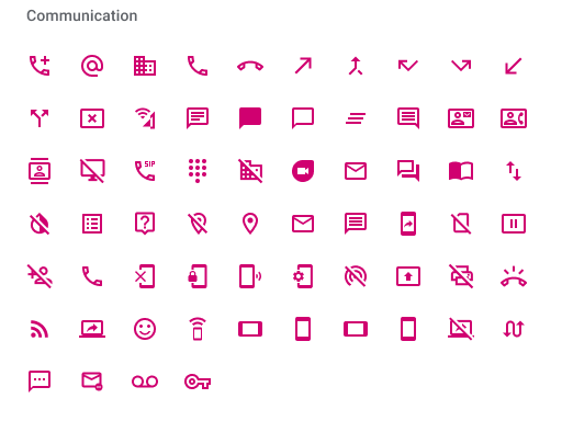 Icons — Communication
