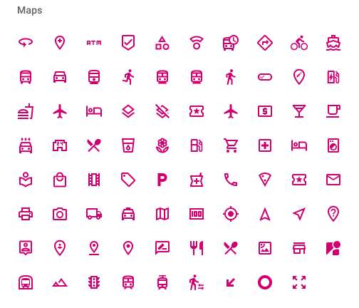 Icons — Maps
