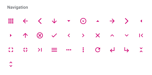 Icons — Navigation
