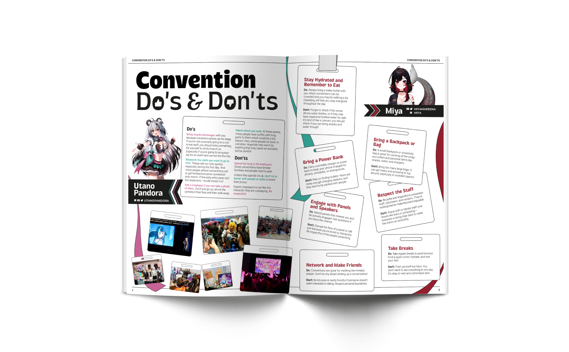 acapella spread – con do’s don’ts