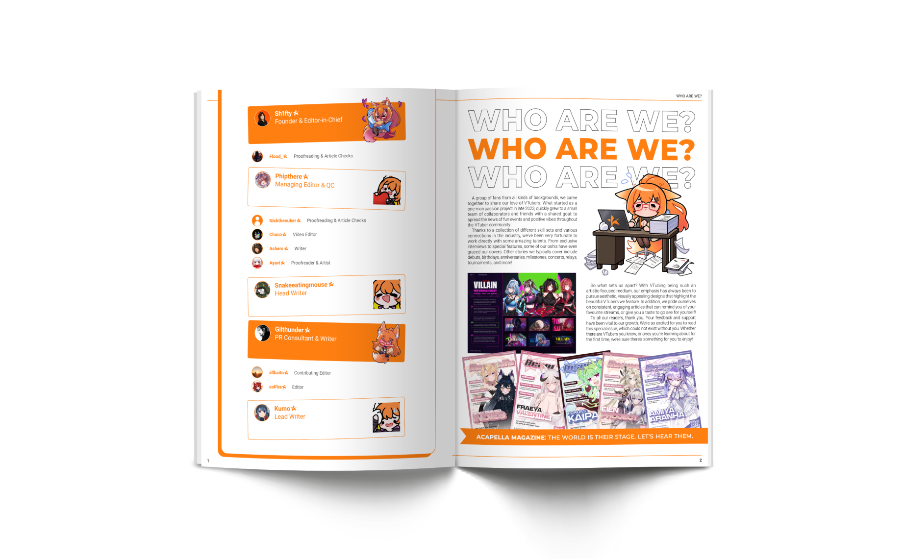 acapella spread – who are we